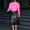 JENNIFER LOPEZ LEATHER SKIRT