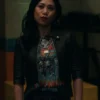 LIZA LAPIRA THE EQUALIZER LEATHER JACKET