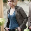 RACHEL MCADAMS TRUE DETECTIVE LEATHER JACKET