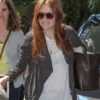 JULIANNE MOORE LEATHER JACKET