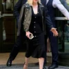 EMILIA CLARKE LEATHER JACKET