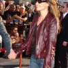KATIE HOLMES LEATHER JACKET