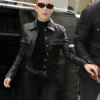 MILLIE BOBBY BROWN LEATHER JACKET
