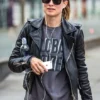 OLIVIA WILDE LEATHER JACKET