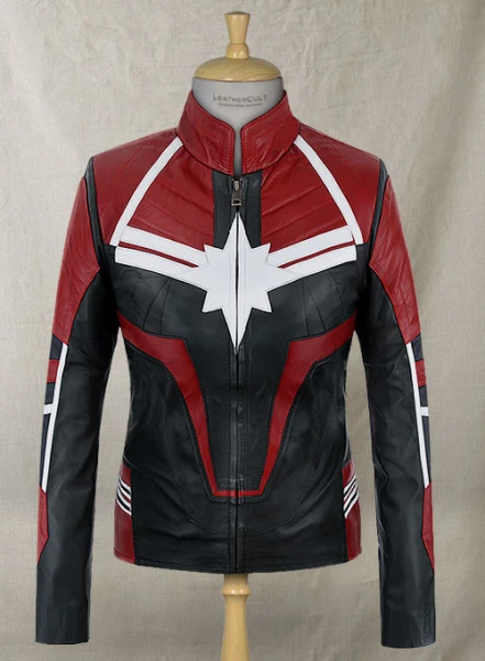 CAPTAIN MARVEL LEATHER JACKET