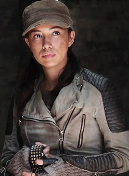 CHRISTIAN SERRATOS THE WALKING DEAD LEATHER JACKET
