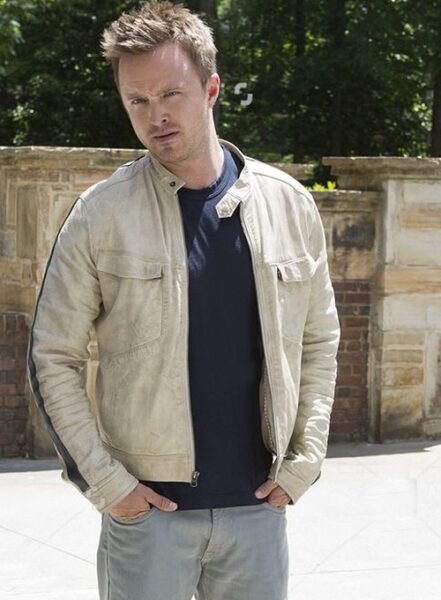 AARON PAUL NEED FOR SPEED LEATHER JACKET