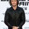 AARON TAYLOR JOHNSON LEATHER JACKET