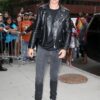 ANSEL ELGORT LEATHER JACKET BLACK