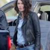LENA HEADEY 9 BULLETS LEATHER JACKET