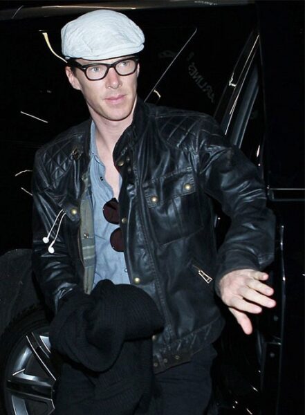 BENEDICT CUMBERBATCH LEATHER JACKET