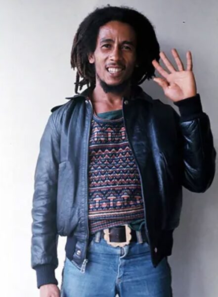 BOB MARLEY LEATHER JACKET