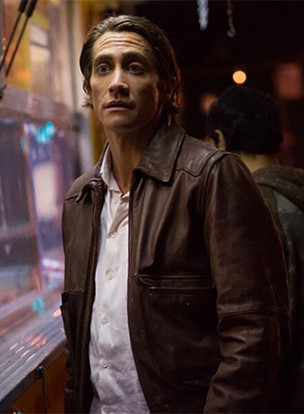 JAKE GYLLENHAAL NIGHTCRAWLER LEATHER JACKET