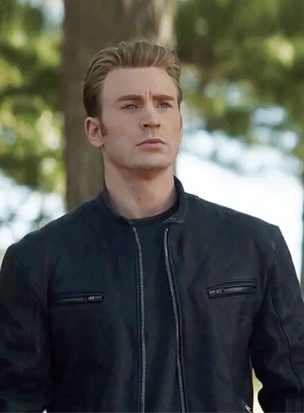 CHRIS EVANS AVENGERS ENDGAME LEATHER JACKET