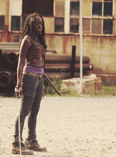 DANAI GURIRA THE WALKING DEAD LEATHER VEST