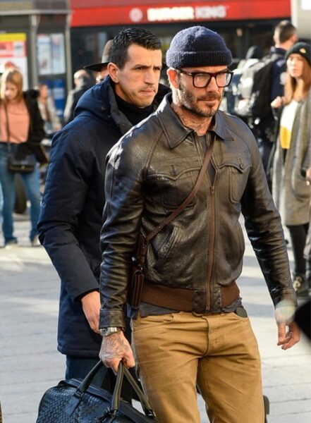 DAVID LEATHER JACKET BLACK