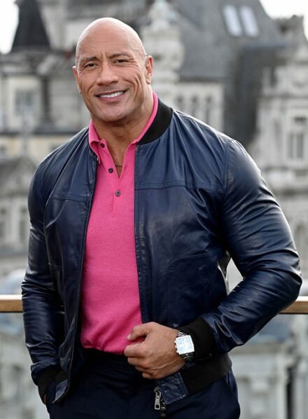 DWAYNE JOHNSON LEATHER JACKET