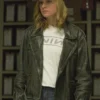 BRIE LARSON CAPTAIN MARVEL LEATHER JACKET