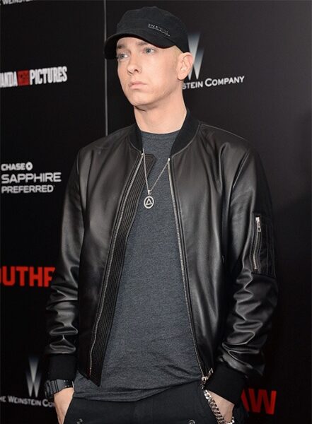 EMINEM RED CARPET LEATHER JACKET