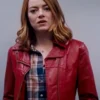 EMMA STONE LA LA LAND LEATHER JACKET