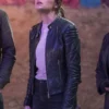 EMMA STONE ZOMBIELAND: DOUBLE TAP LEATHER JACKET