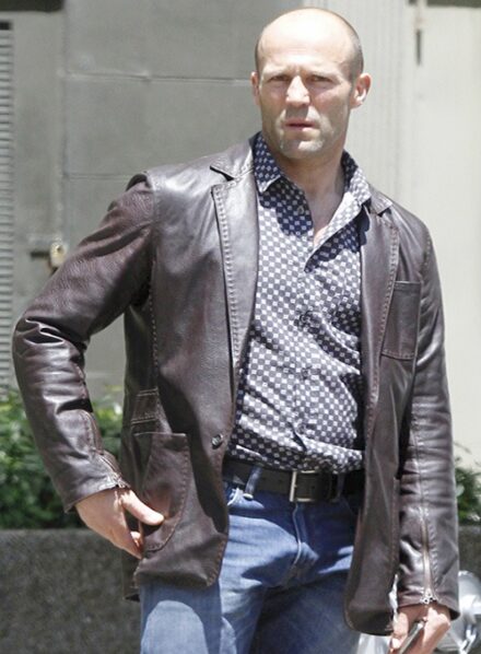 FAST AND FURIOUS 7 JASON STATHAM LEATHER BLAZER