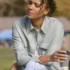 GRETA ONIEOGOU ALL AMERICAN LEATHER SHIRT