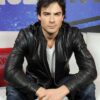 IAN SOMERHALDER LEATHER JACKET