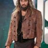 JASON MOMOA JUSTICE LEAGUE LEATHER JACKET