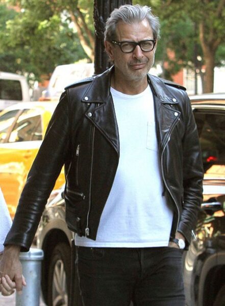 JEFF GOLDBLUM LEATHER JACKET