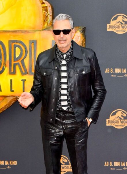 JEFF GOLDBLUM LEATHER JACKET