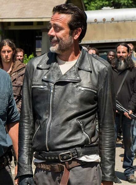 JEFFREY MORGAN THE WALKING DEAD LEATHER JACKET