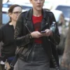 JENA MALONE TIME OUT OF MIND LEATHER JACKET