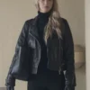 JENNIFER LAWRENCE RED SPARROW LEATHER JACKET