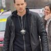 JESSE LEE SOFFER CHICAGO P.D. LEATHER JACKET