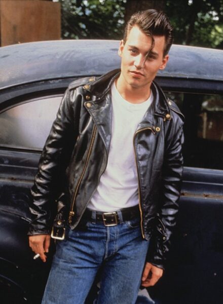 JOHNNY DEPP CRY BABY LEATHER JACKET