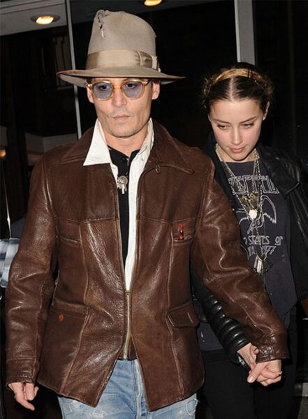 JOHNNY DEPP LEATHER JACKET