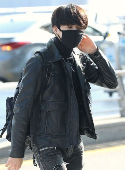 JUNGKOOK LEATHER JACKET
