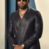KANYE WEST KIMONO WRAP LEATHER BLAZER