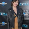 KATHRYN HAHN LEATHER JACKET
