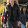 KATHRYN NEWTON SUPERNATURAL LEATHER JACKET