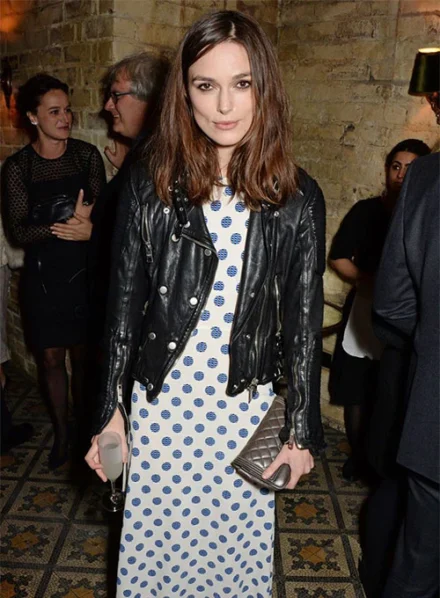 KEIRA KNIGHTLEY LEATHER JACKET