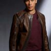KEVIN ALEJANDRO LUCIFER LEATHER JACKET DARK BROWN