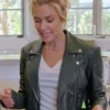 KRISTIN CAVALLRY VERY CAVALLARI LEATHER JACKET
