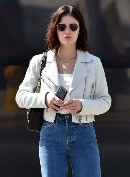 LUCY HALE LEATHER JACKET