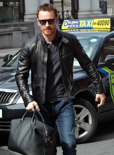 MICHAEL FASSBENDER LEATHER JACKET