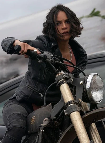 MICHELLE RODRIGUEZ FAST & FURIOUS 9 LEATHER JACKET