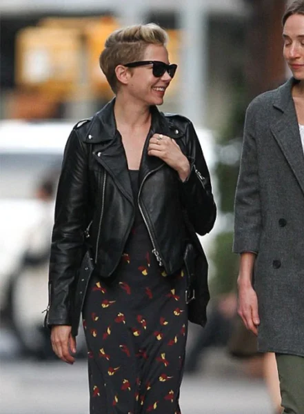 MICHELLE WILLIAMS LEATHER JACKET