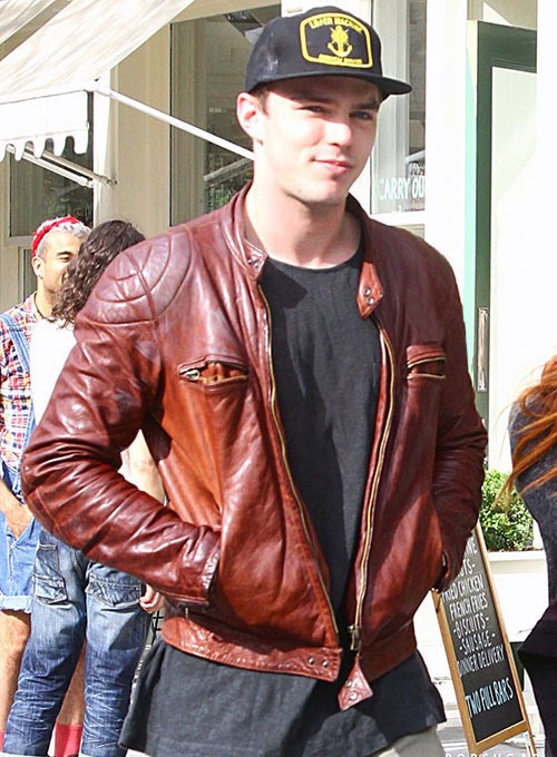 NICHOLAS HOULT MAD MAX FURY ROAD LEATHER JACKET