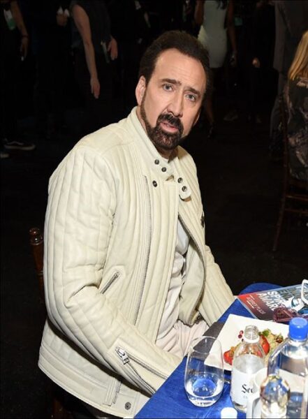 NICOLAS CAGE LEATHER JACKET